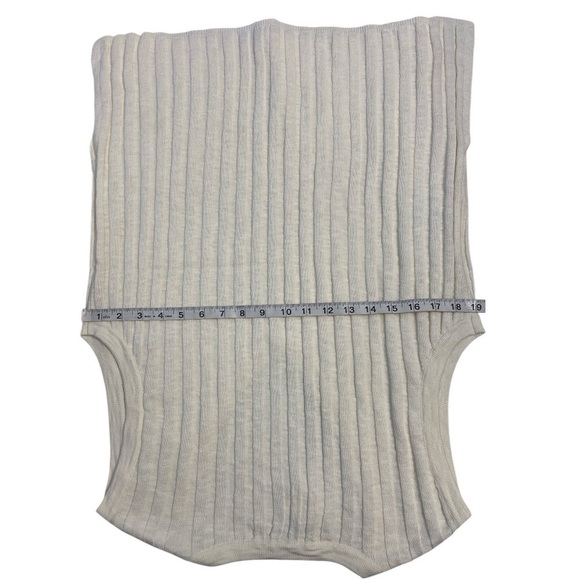 62. Free People Veda Sweater Set Ivory Ribbed Maxi Pencil Skirt 2 In 1 Size S - Picture 12 of 17
